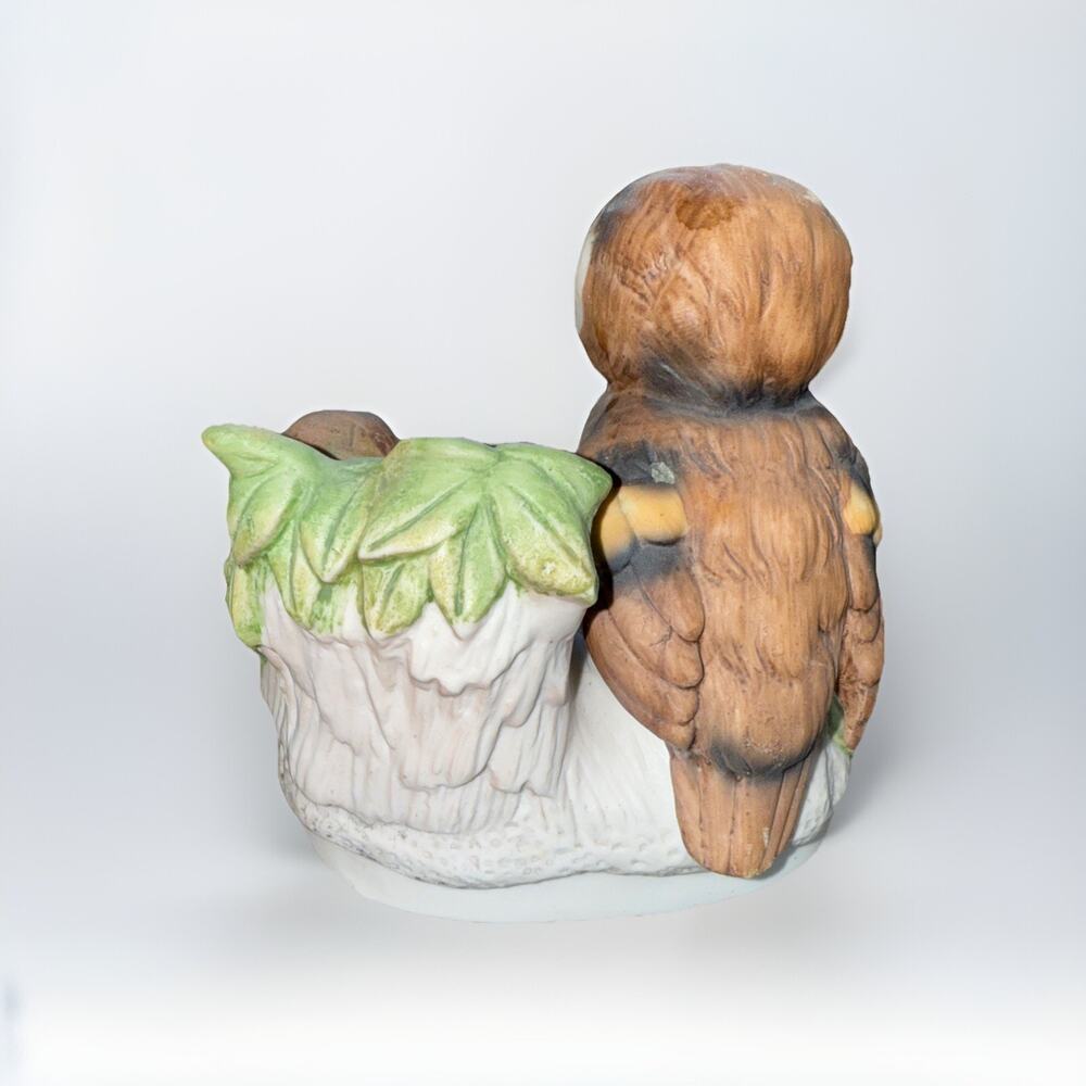 Vintage Ardco Porcelain Owl Family figurine Fine Quality Dallas Collection 4x4 - Picture 2 of 5